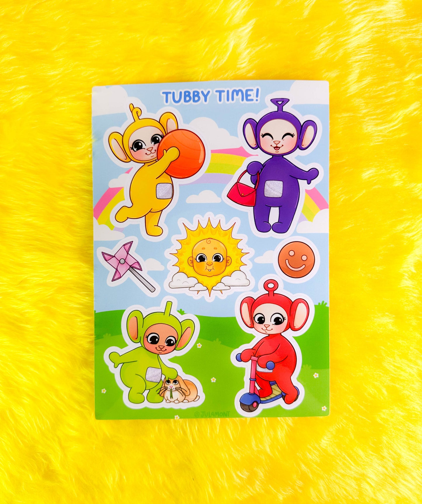 Tubby Time Sticker Sheet