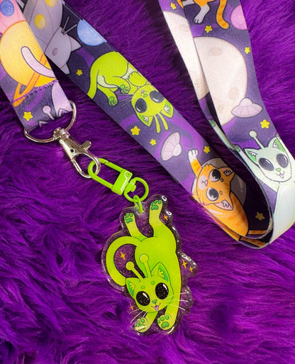 Space Kitty Lanyard