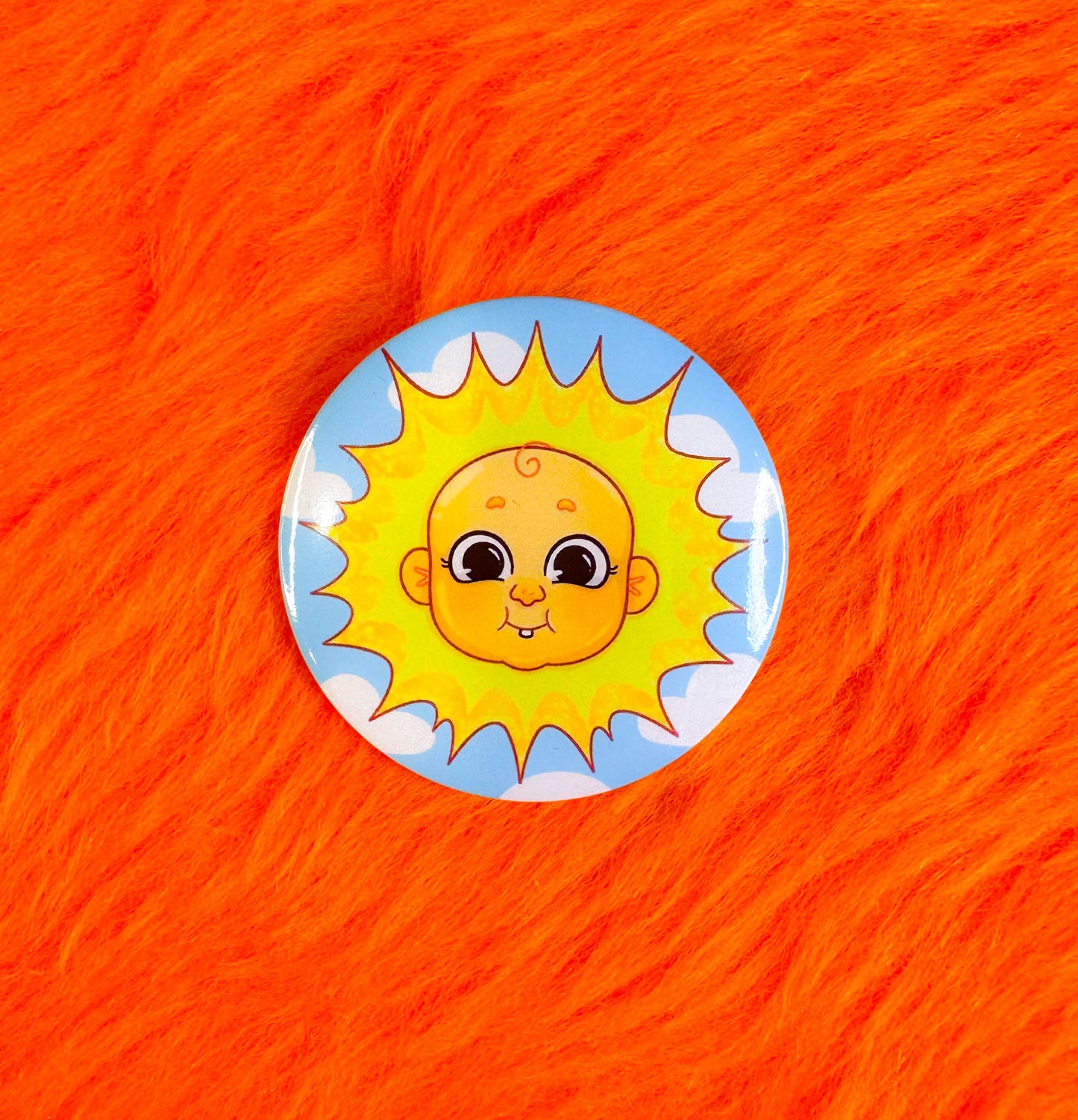 Sun Baby Button