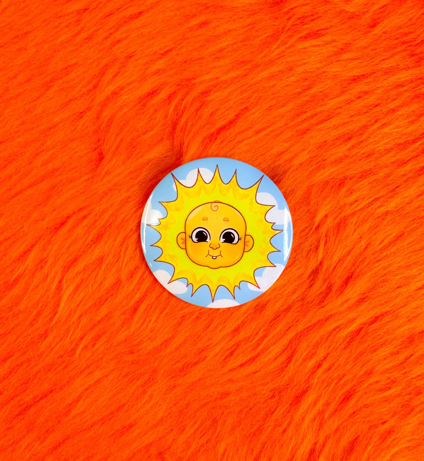 Sun Baby Button