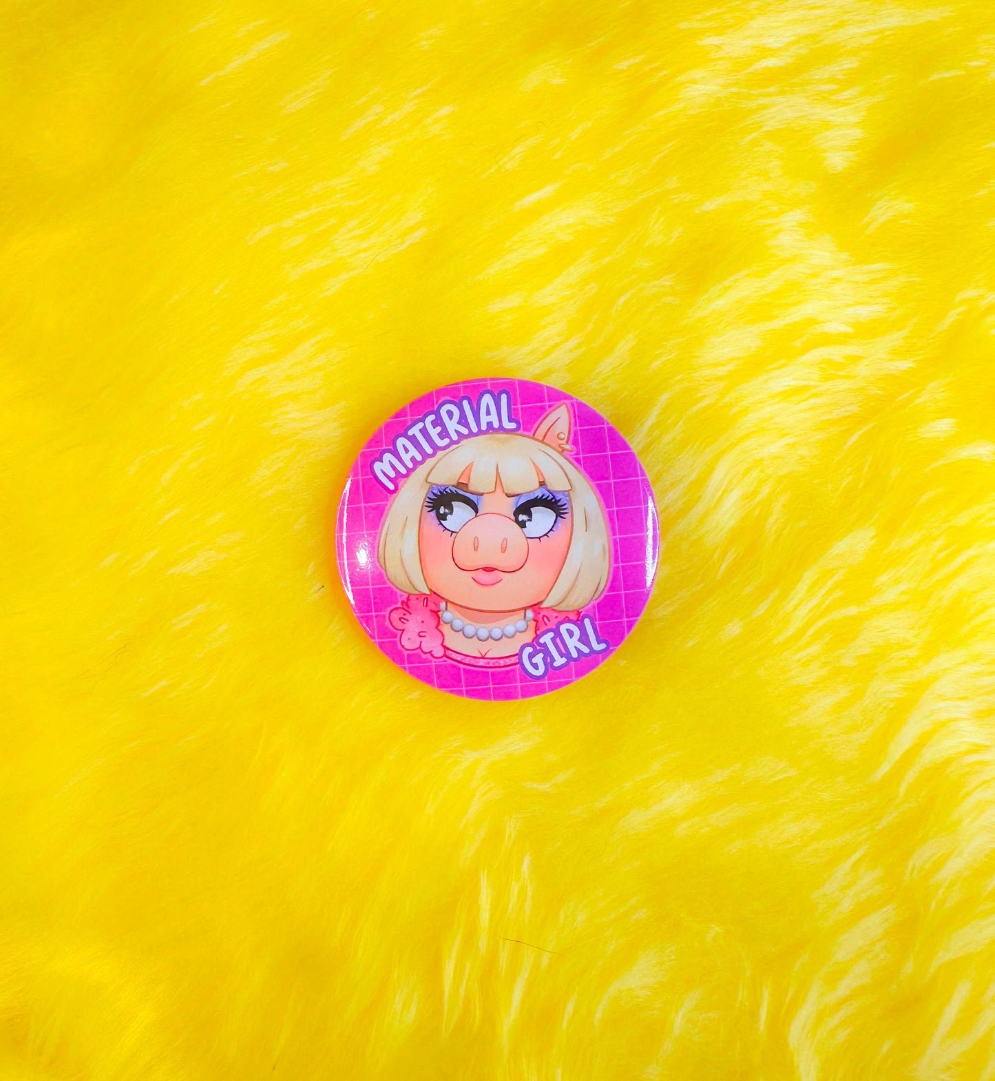 Material Girl Button