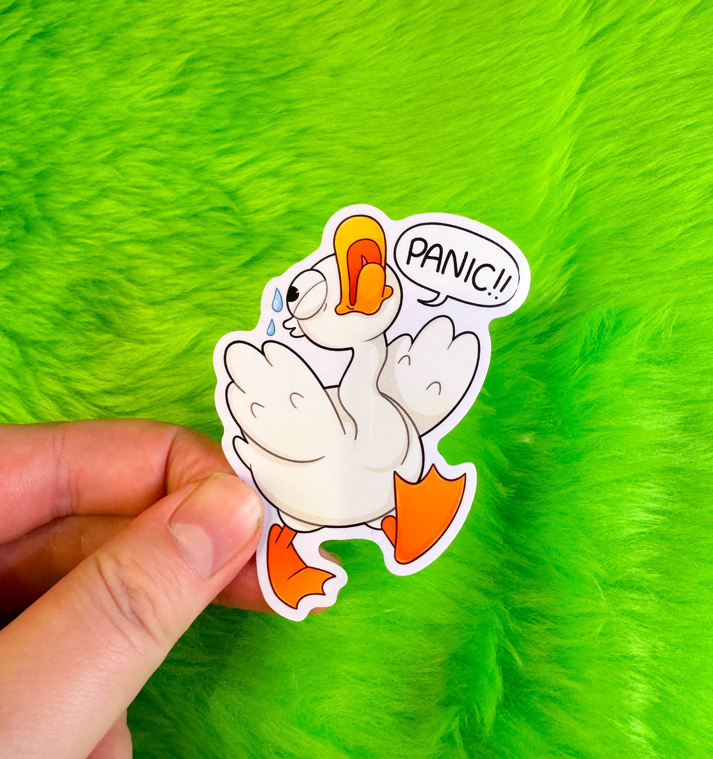 Panic! Goose Vinyl Sticker