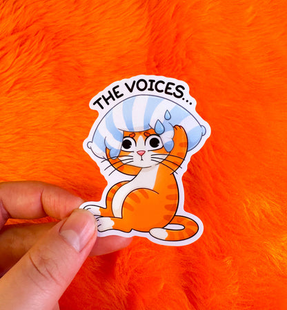 The Voices... Vinyl Sticker