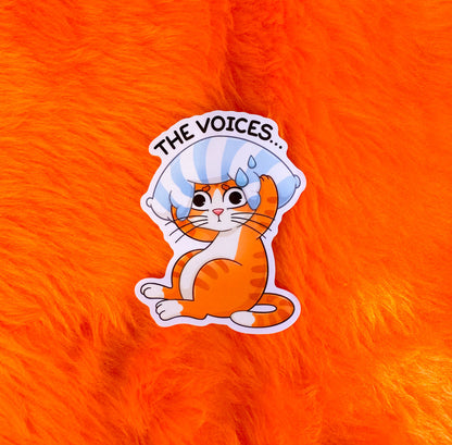 The Voices... Vinyl Sticker