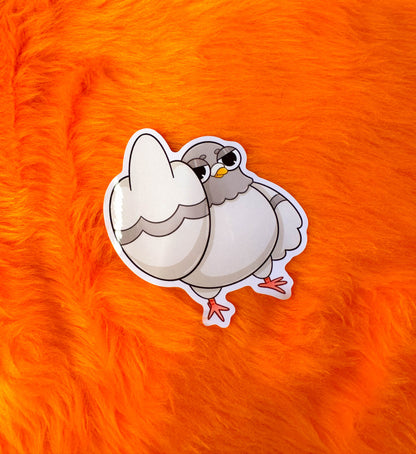 The Bird Vinyl Sticker