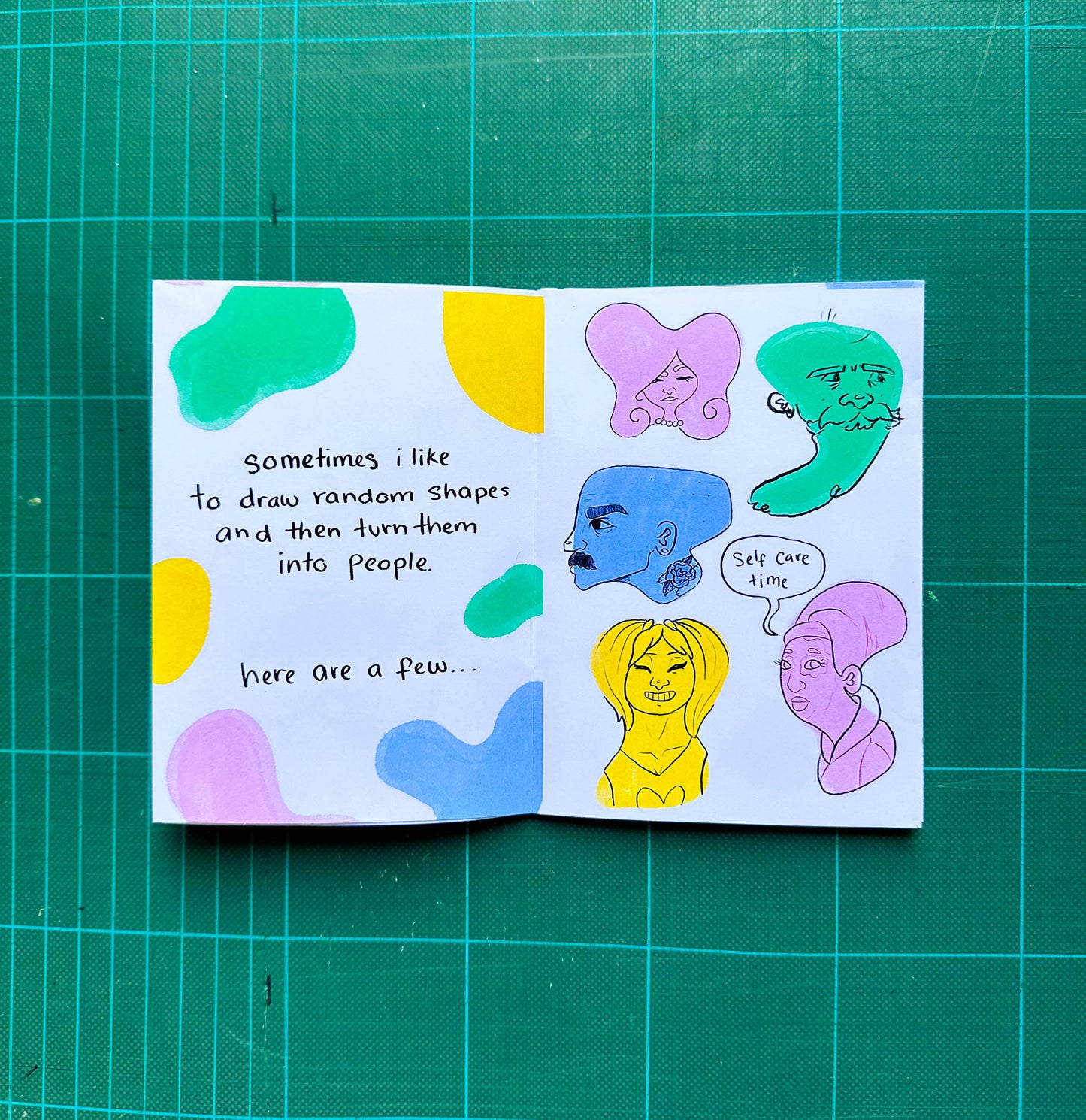 'Blobs to People' Zine