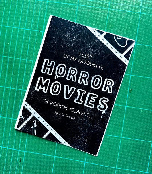 'A list of my Favourite Horror Movies' Zine