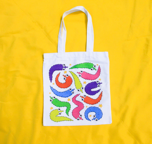 Worm Tote Bag